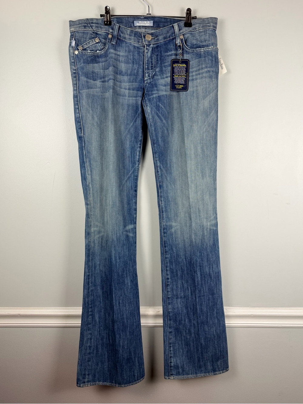 Deadstock Y2K rock & republic low rise denim jeans size 31